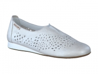 Chaussure mephisto sandales modele betsie perf cuir texturÃ© blanc cassÃ©
